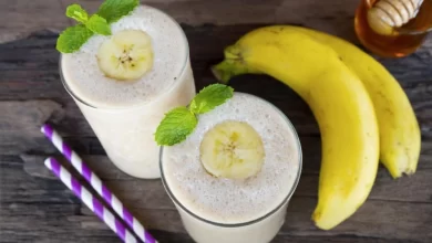 banana milk shake recipe