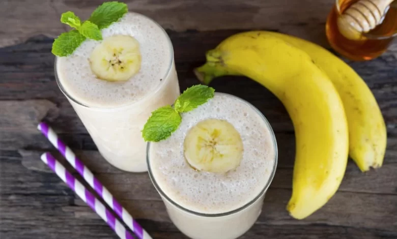 banana milk shake recipe