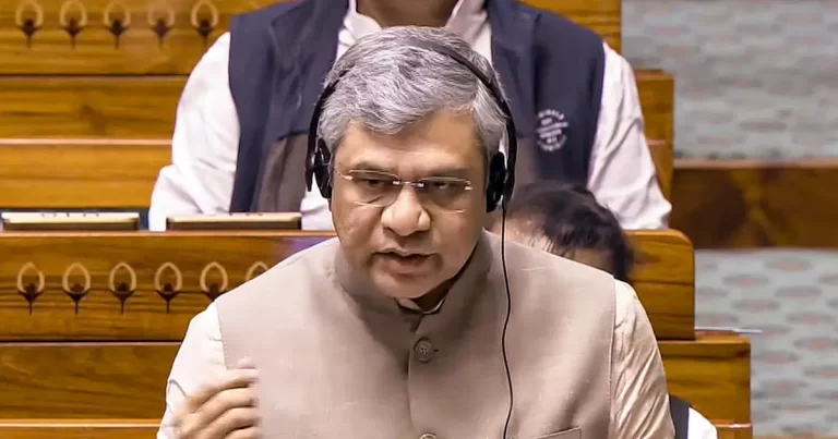 Central Minister Ashwini Vaishnav