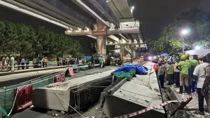 chennai metro bridge construction accident